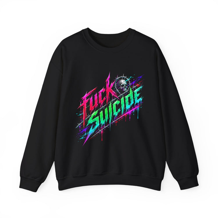 F*** Suicide Graphic Crewneck Sweatshirt