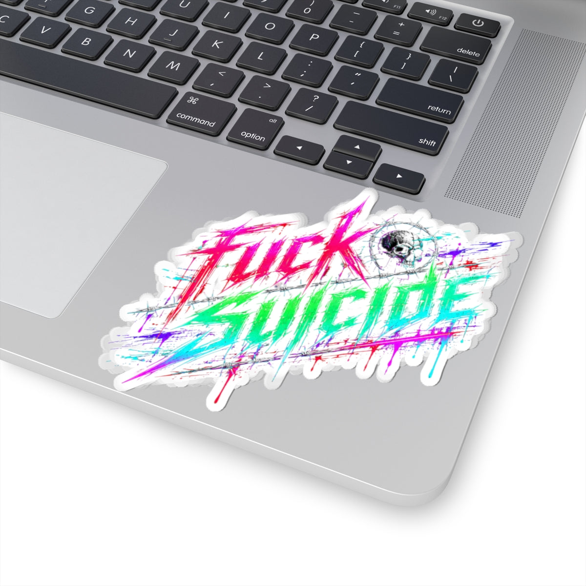 F*ck Suicide Mental Health Awareness Kiss-Cut Sticker
