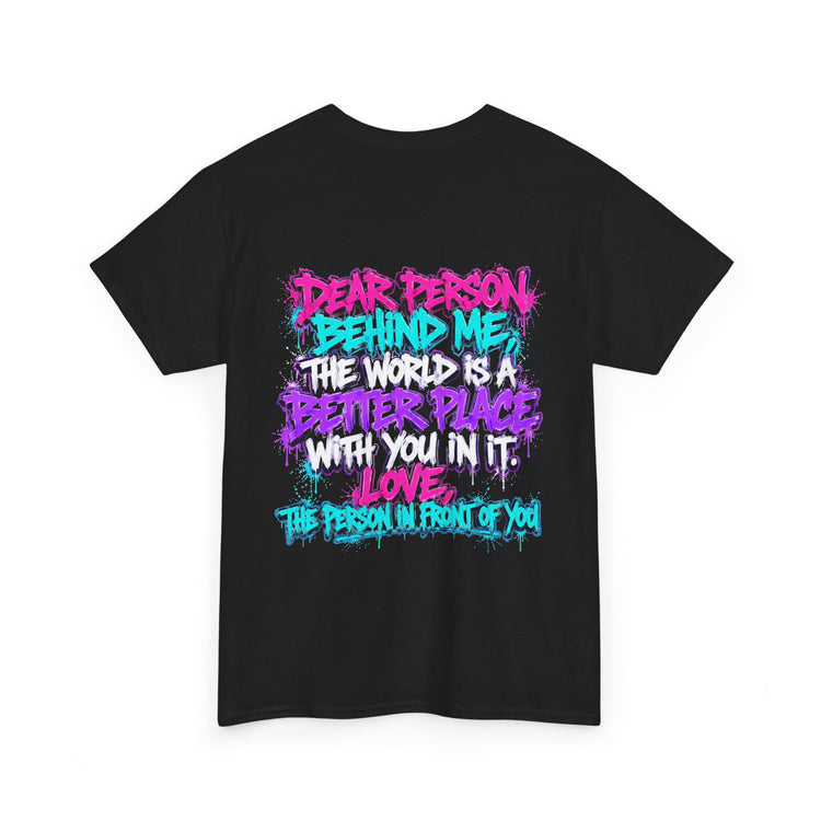 Dear Person Behind Me Mental Health Punk Graphic Tee